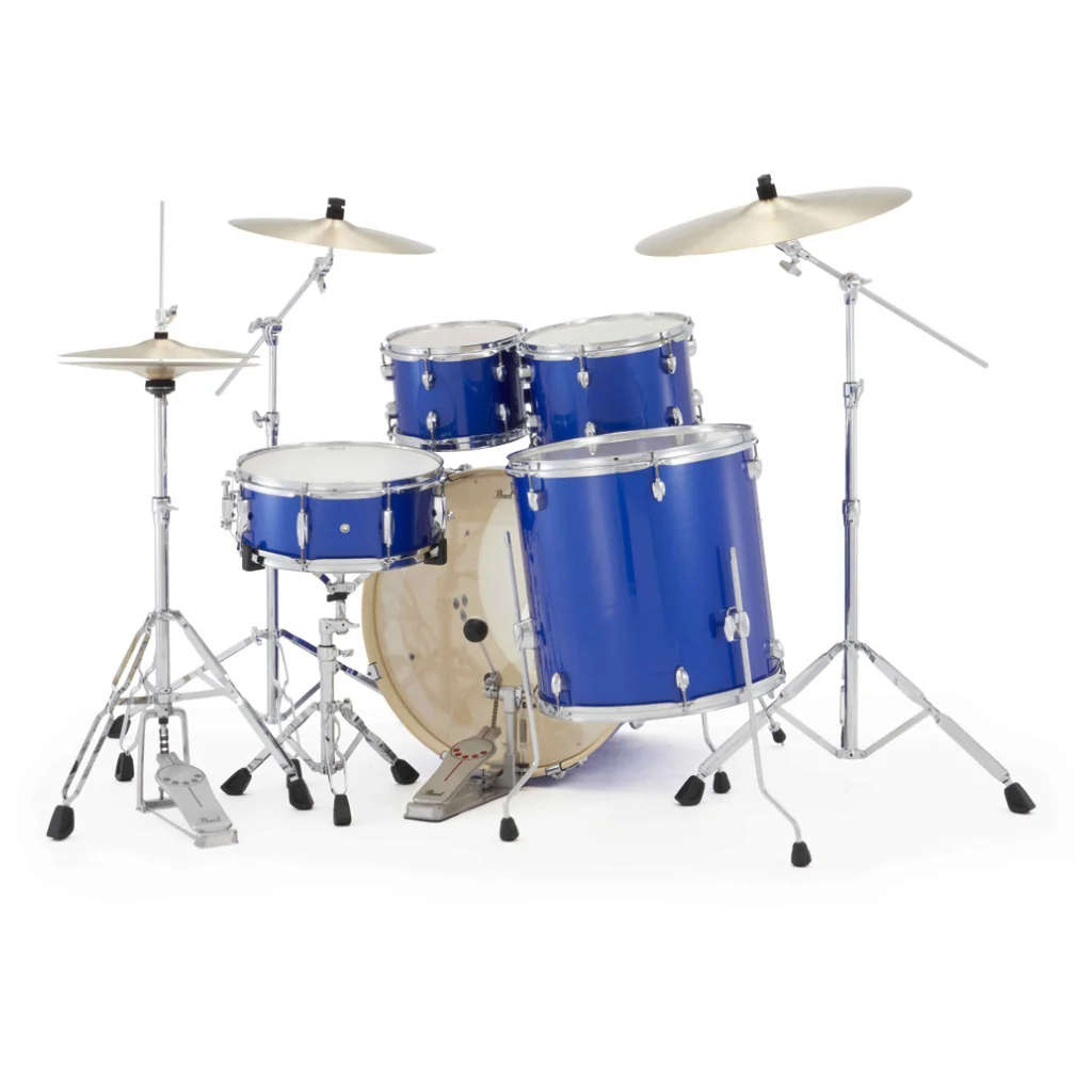 Pearl Export Plus 5pc 22" Fusion Plus Drum Kit with Zildjian Cymbals - Midnight Blue - Image 5