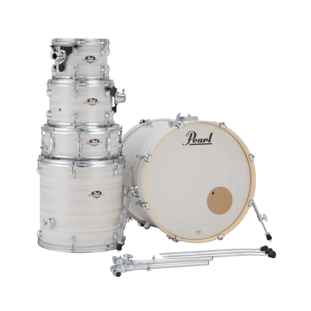 Pearl Export Plus 5pc 22" Fusion Plus Drum Kit with Zildjian Cymbals - Slipstream White - Image 5