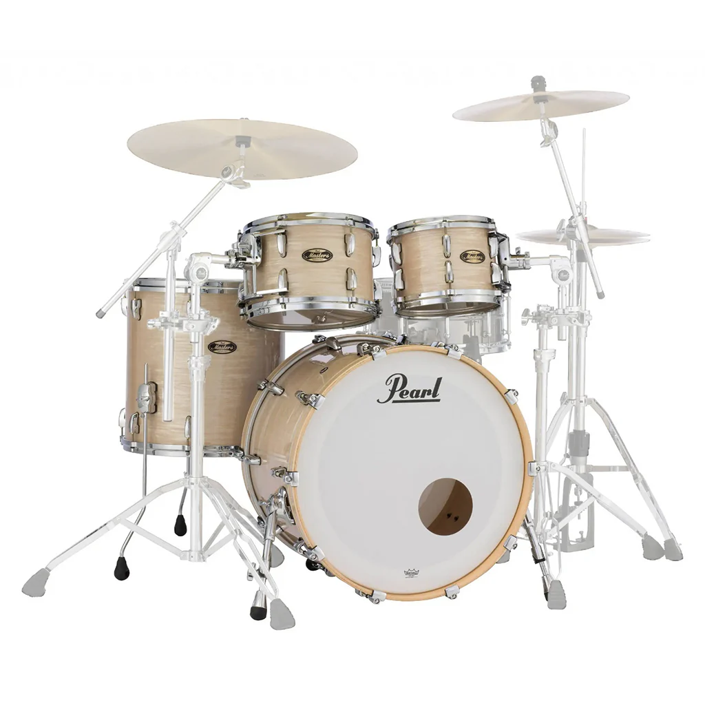 Pearl Masters Maple Gum 4-Piece Shell Pack - Platinum Gold Oyster - Image 2