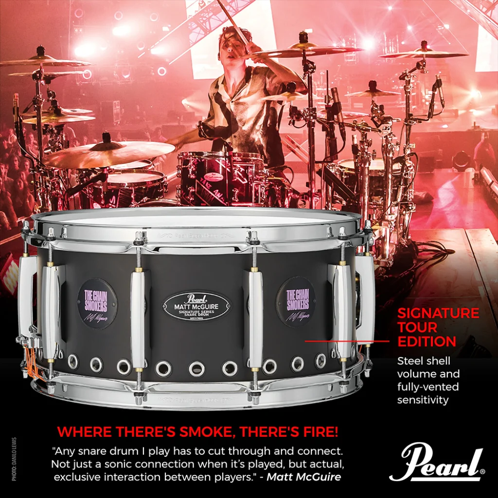 Pearl Matt Mcguire Tour Edition Snare 14X6.5 - Image 6