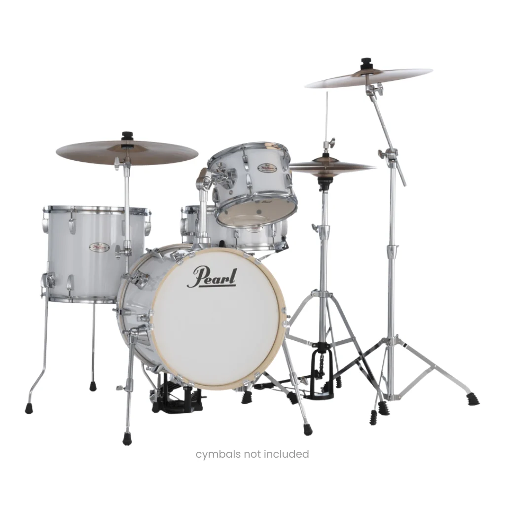 Pearl Midtown Series MT564C33 4-piece Drum Set with Hardware - Pure White