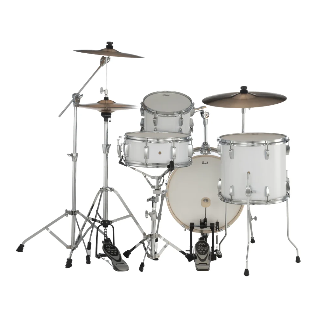 Pearl Midtown Series MT564C33 4-piece Drum Set with Hardware - Pure White - Image 3