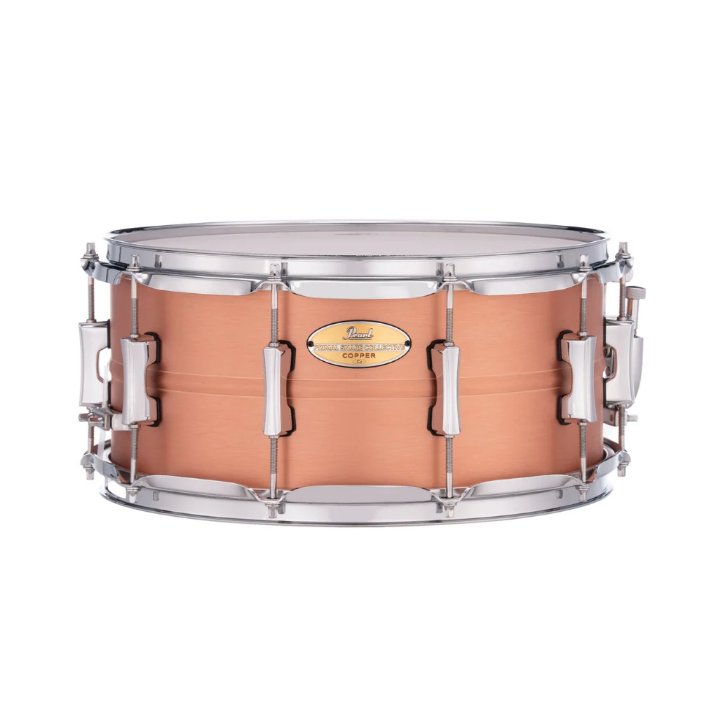 Pearl Primal Collective Snare Drum - 6.5 inches x 14 inches, Brushed Copper
