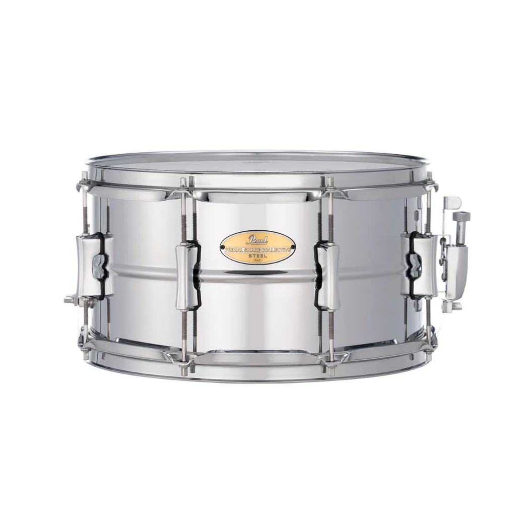 Pearl Primal Collective Snare Drum - 7 inches x 13 inches, Brushed Steel