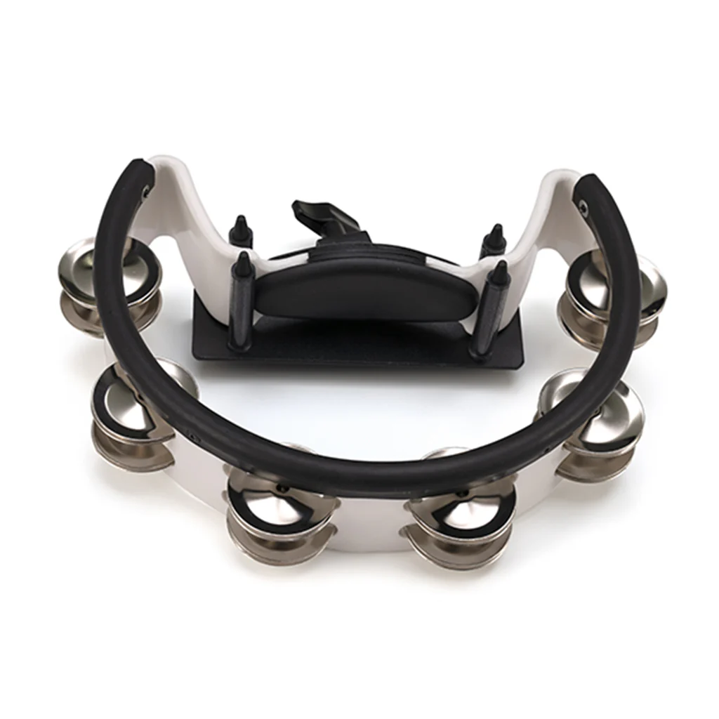 Pearl Quick Draw Tambourine Steel Jingles with Quickmount Holder - X Model - Image 2