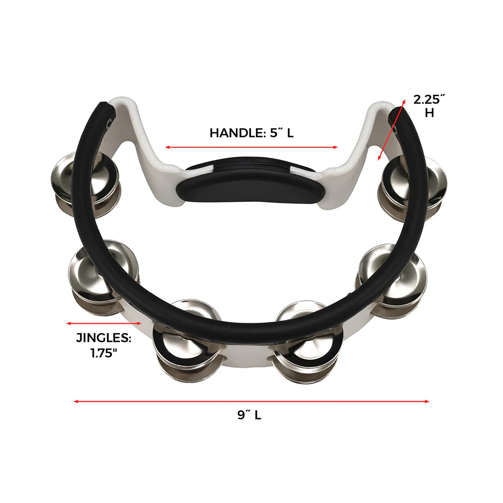 Pearl Quick Draw Tambourine Steel Jingles with Quickmount Holder - X Model - Image 3