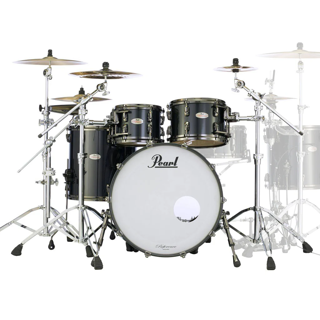Pearl Reference 4-Piece Shell Pack 10, 12, 16, 22 - Black Pearl