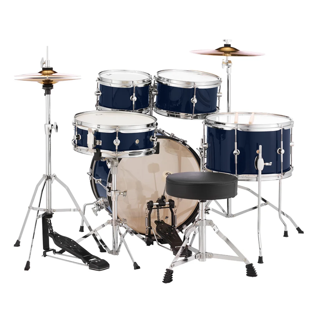 Pearl Roadshow Junior 5pc Drum Kit with Hardware - Royal Blue Metallic - Image 3