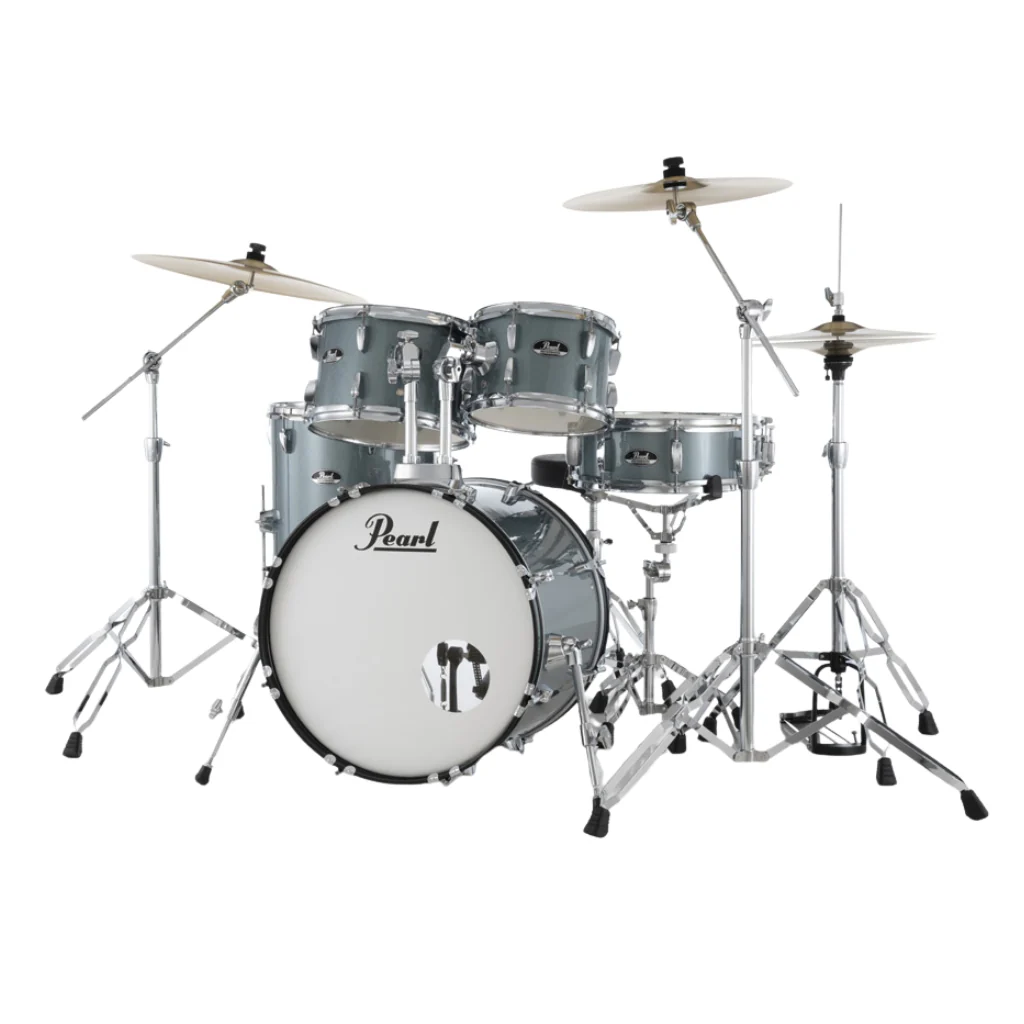 Pearl Roadshow-Plus 5pc 20" with BRD-1 Cymbals Drum Package - Aqua Blue Glitter - Image 3