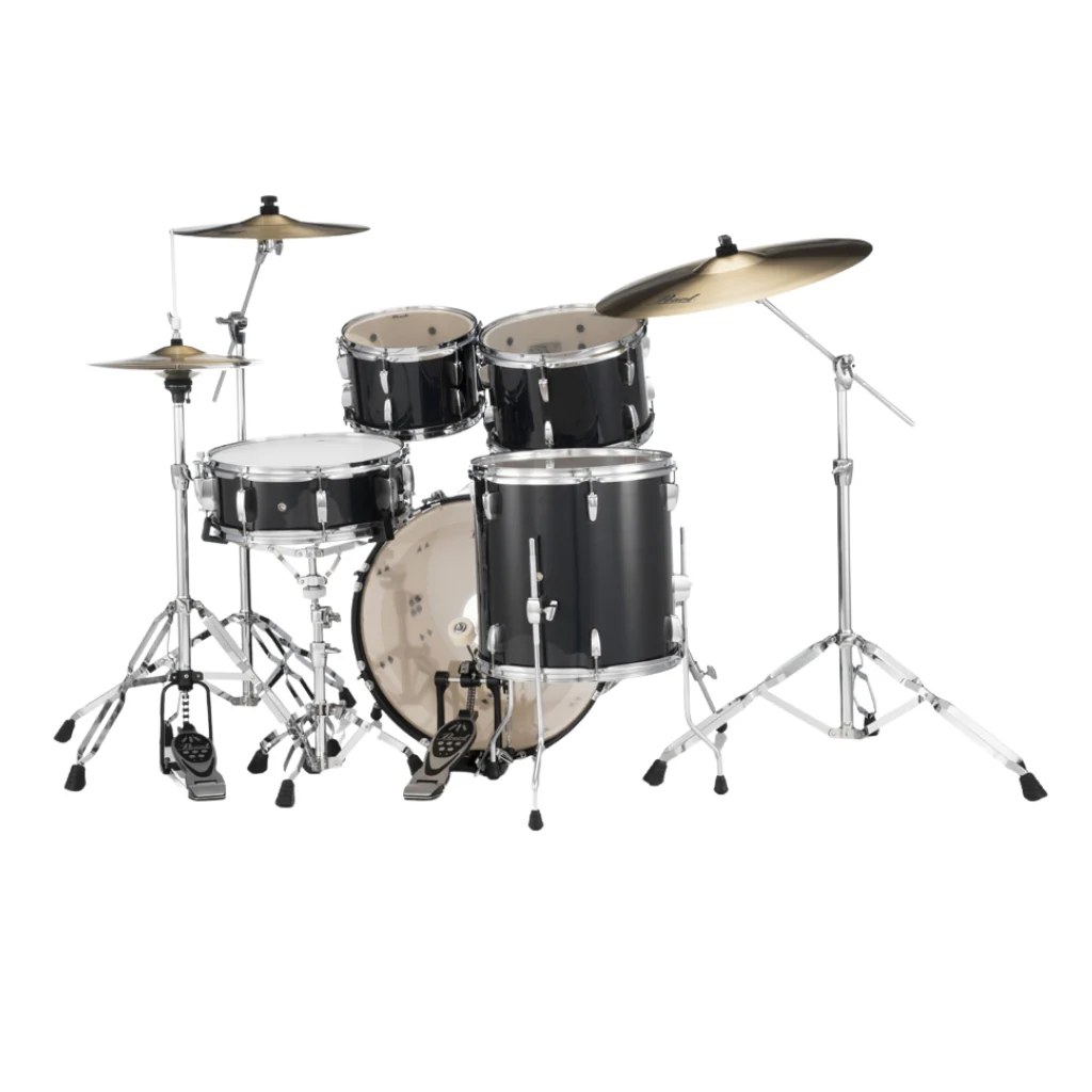 Pearl Roadshow-Plus 5pc 20" with BRD-1 Cymbals Drum Package - Jet Black - Image 3