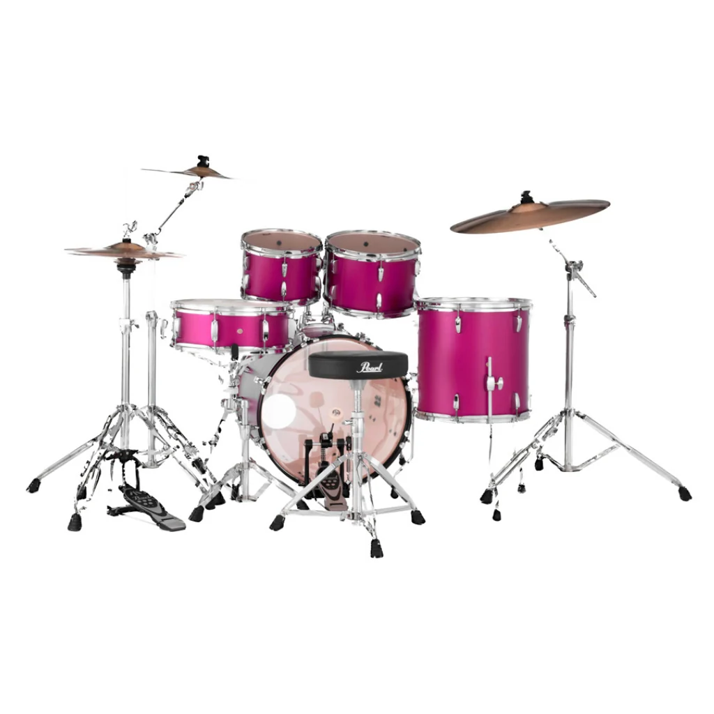 Pearl Roadshow-Plus 5pc 20" with BRD-1 Cymbals Drum Package - Pink Metallic - Image 4