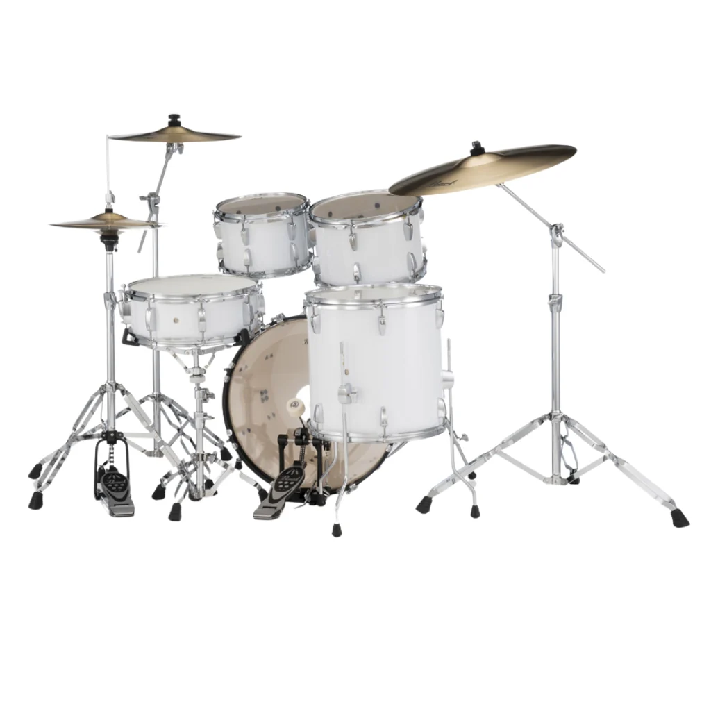 Pearl Roadshow-Plus 5pc 20" with BRD-1 Cymbals Drum Package - Pure White - Image 3