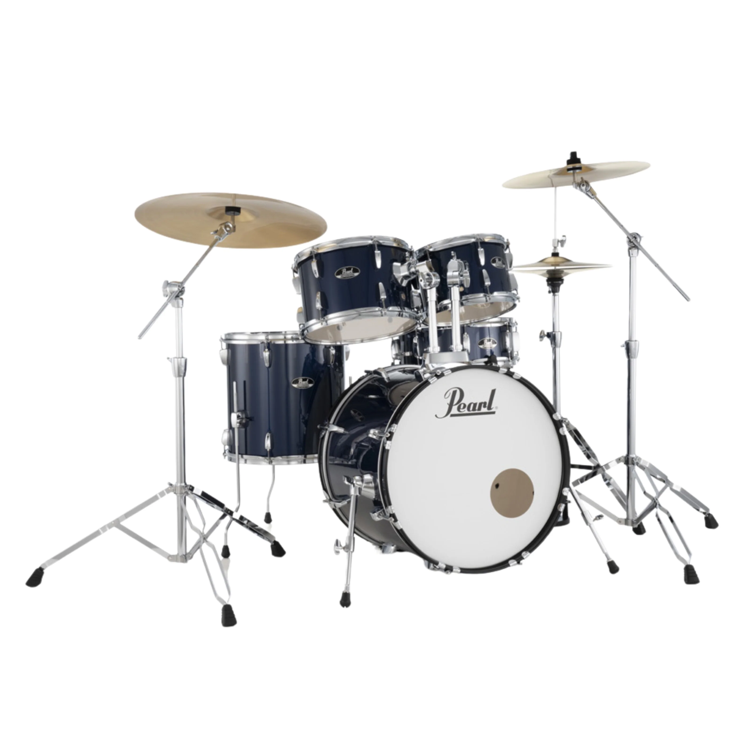 Pearl Roadshow-Plus 5pc 20" with BRD-1 Cymbals Drum Package - Royal Blue Metallic - Image 2