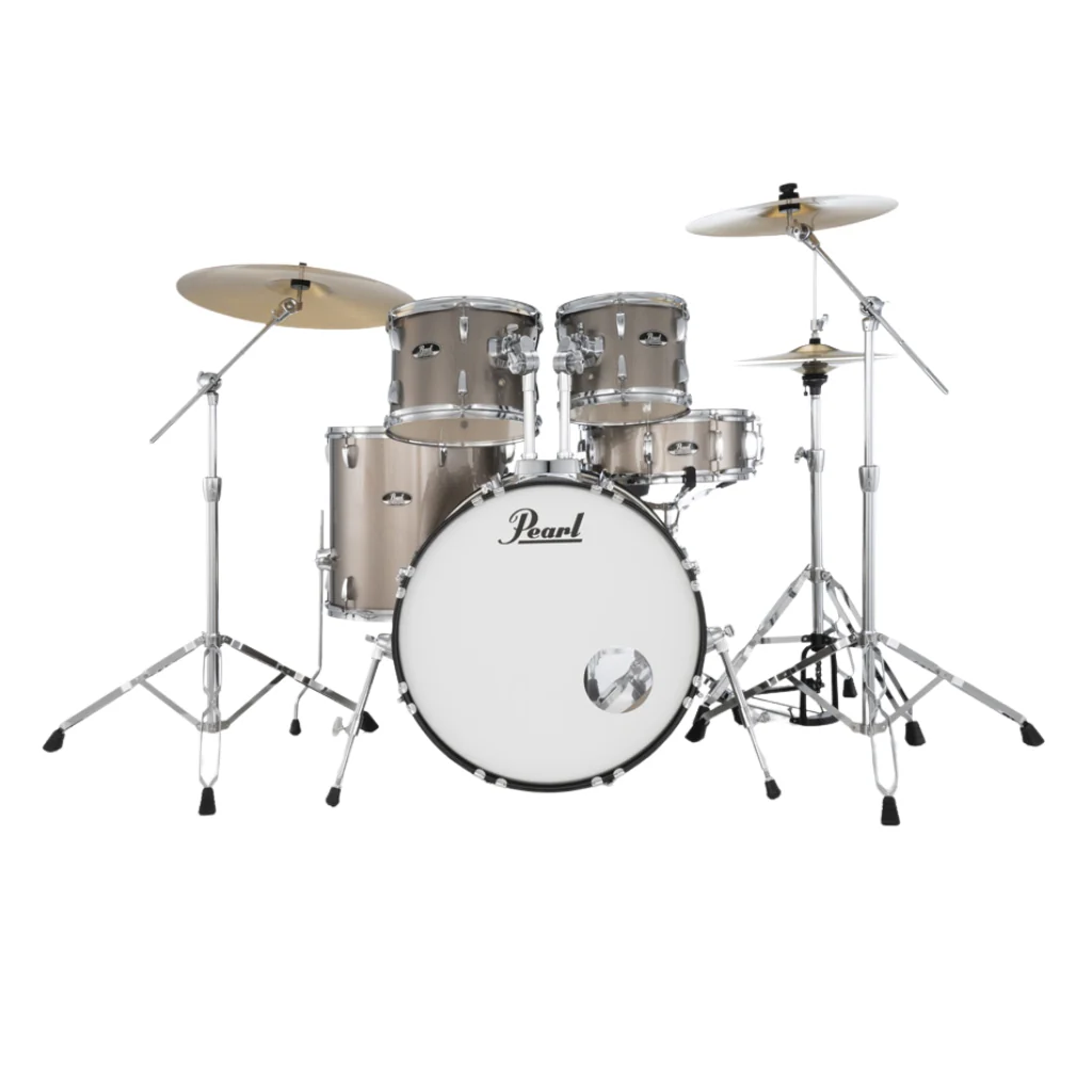 Pearl Roadshow-PLUS 5pc 22" Drum Package with Pearl Cymbals - Bronze Metallic - Image 2