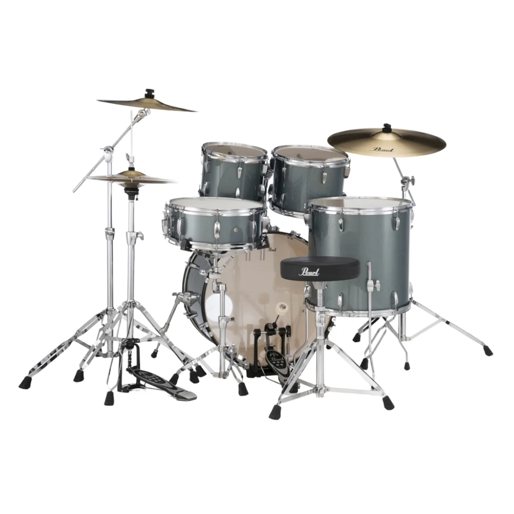 Pearl Roadshow-PLUS 5pc 22" Drum Package with Pearl Cymbals - Charcoal Metallic - Image 3