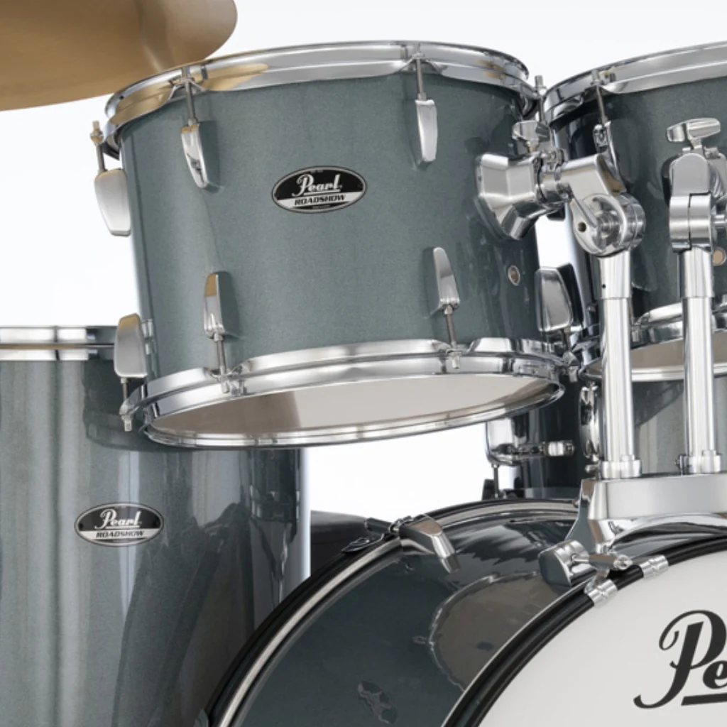 Pearl Roadshow-PLUS 5pc 22" Drum Package with Pearl Cymbals - Charcoal Metallic - Image 4