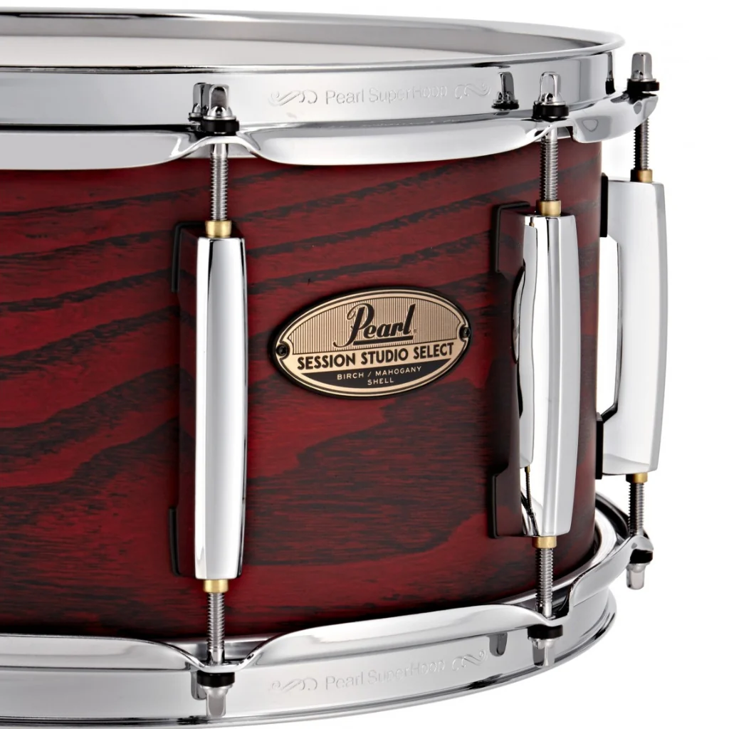 Pearl Studio Session Snare Drum 14 x 6.5 Scarlett Ash - Image 3