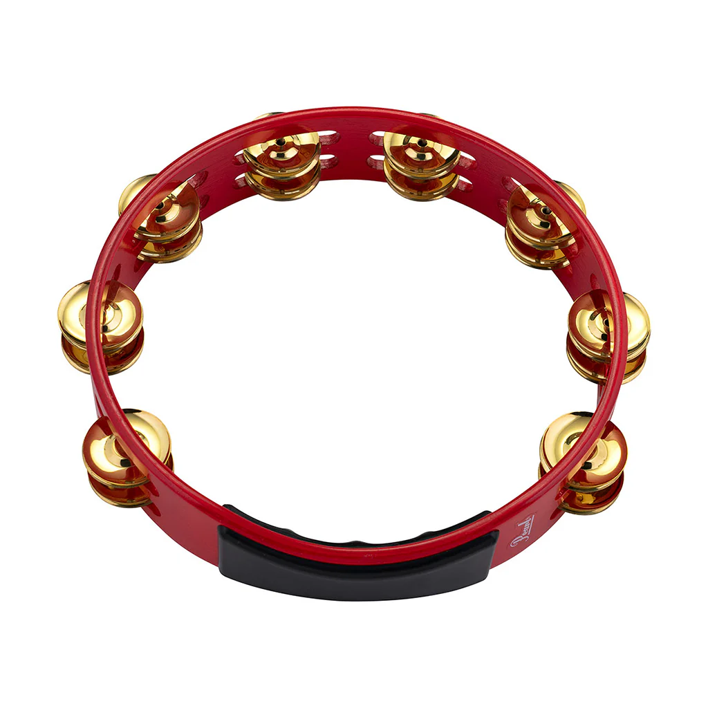 Pearl Tambourine 10" Headless Wood Stainless Brass Jingle