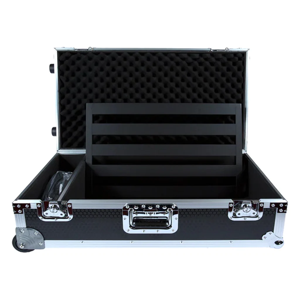 Pedaltrain Classic 3 with Wheeled Tour Case in Black Honeycomb Finish - Image 2