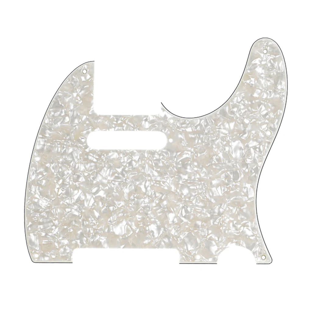 Pickguard, Telecaster®, 8-Hole Mount, Aged White Pearl, 4-Ply