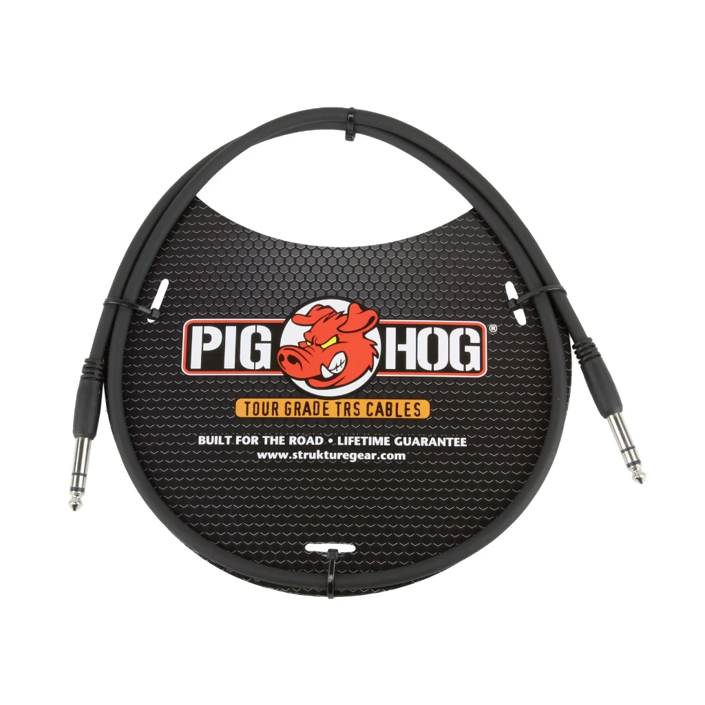 Pig Hog Cable - 1/4" TRS - 3ft
