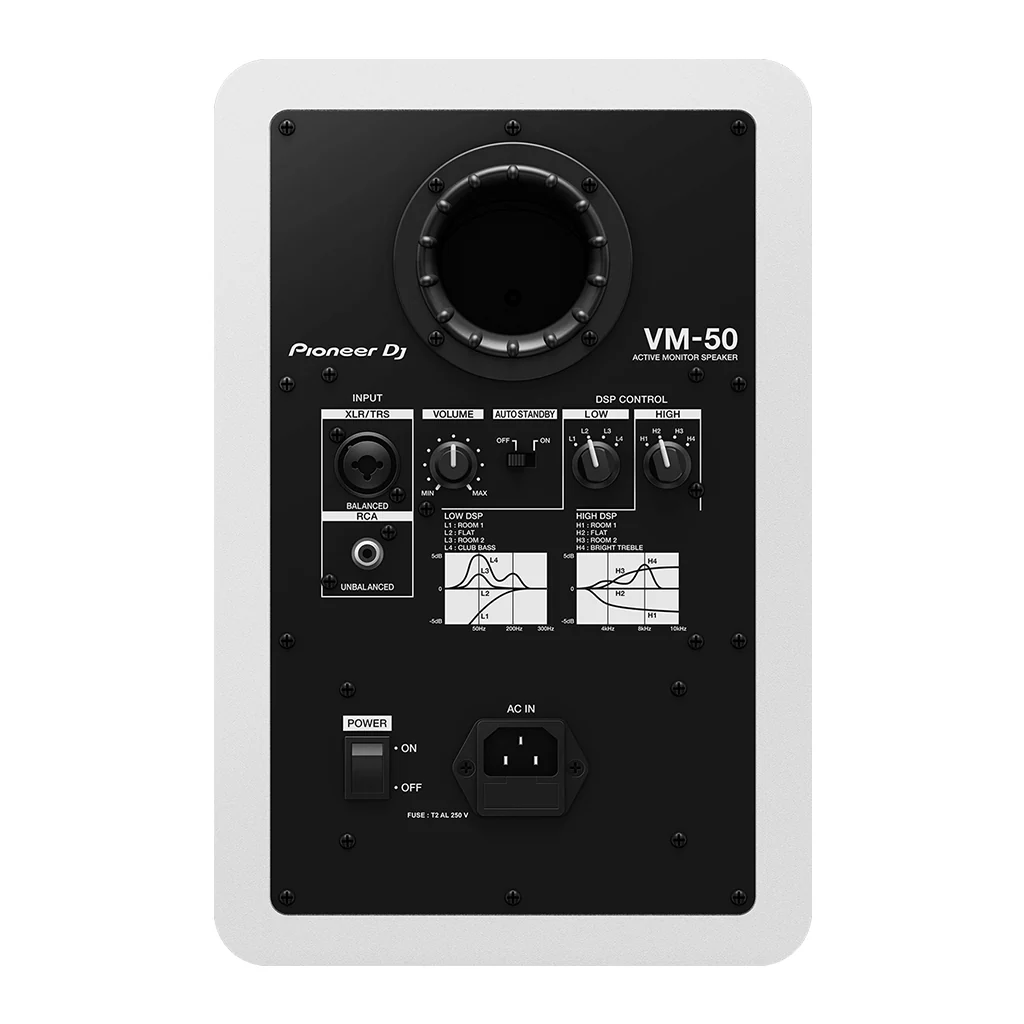 Pioneer DJ VM-50 5" Active Studio Monitor - White - Image 2