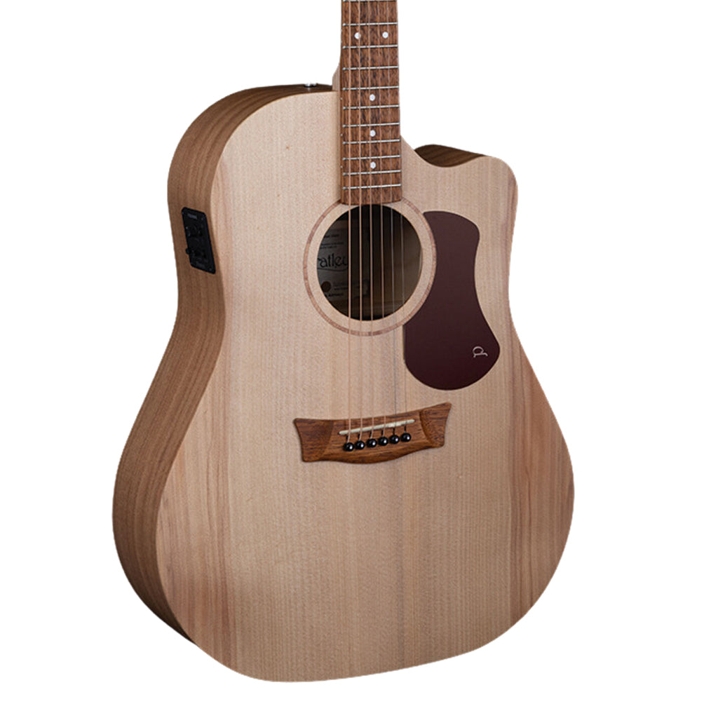 Pratley Entertainer Dreadnought Cutaway Solid Qld Maple Back and Sides - Solid Bunya Top
