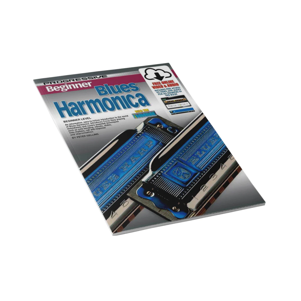 Progressive Beginner Blues Harmonica - Book/Online Video & Audio