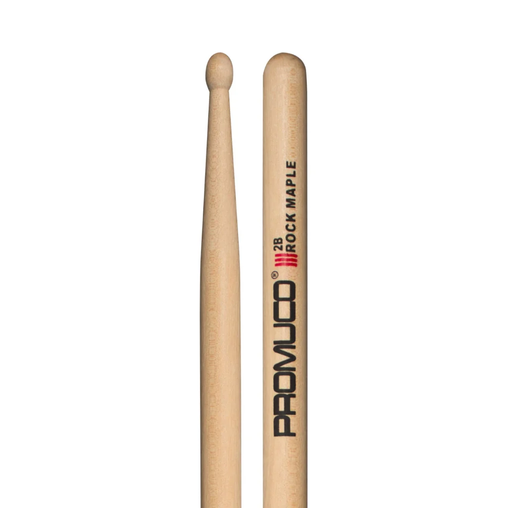 Promuco Rock Maple 2B Wood Tip Drumsticks