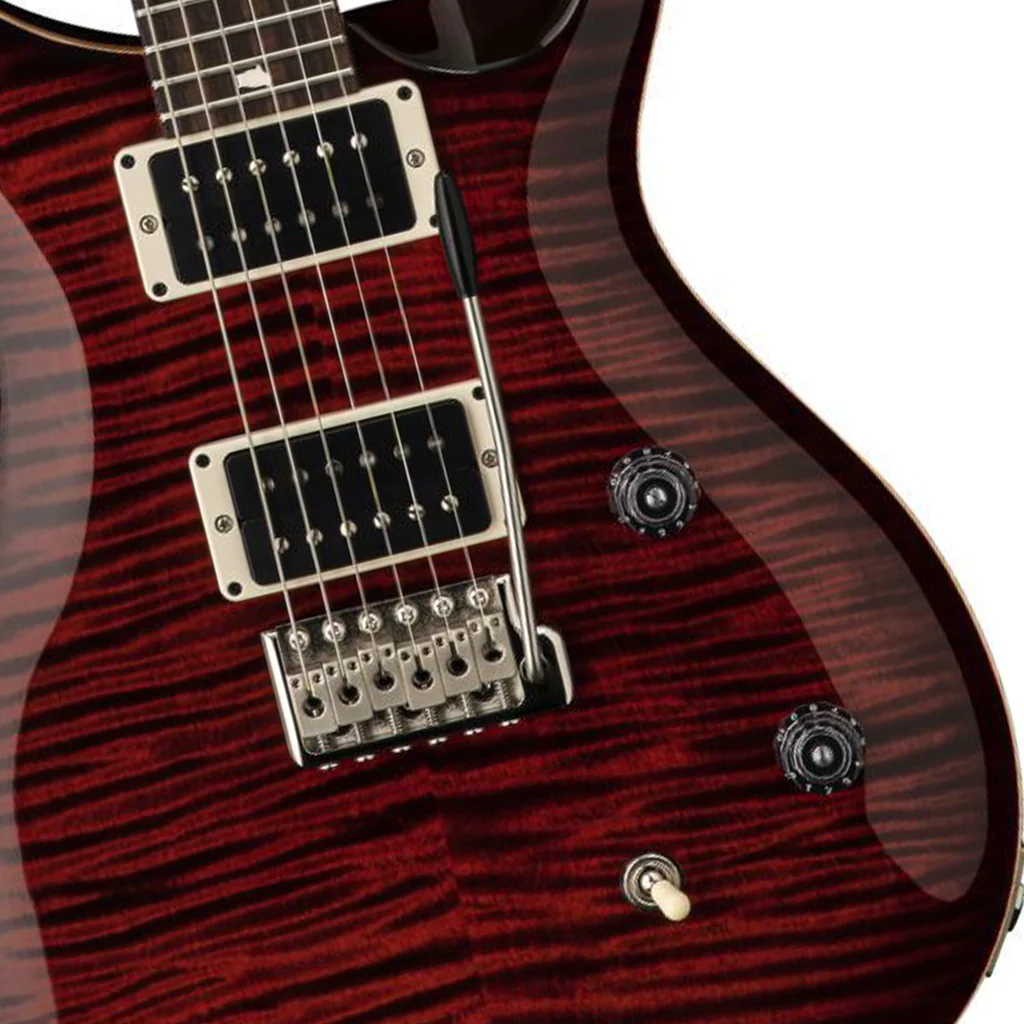 PRS CE24 Electric Guitar - Fire Red Burst - Image 4