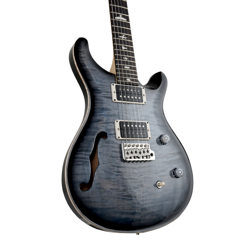 PRS CE24 Semi Hollow - Faded Blue Smokeburst - Image 7
