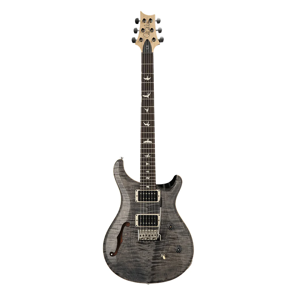 PRS CE24 Semi Hollow Electric Guitar - Faded Grey Black - Image 2