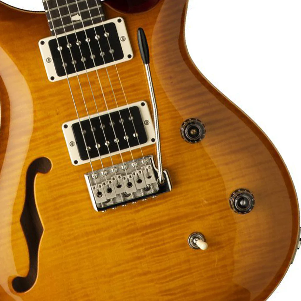 PRS CE24 Semi Hollow Electric Guitar - McCarty Sunburst - Image 4