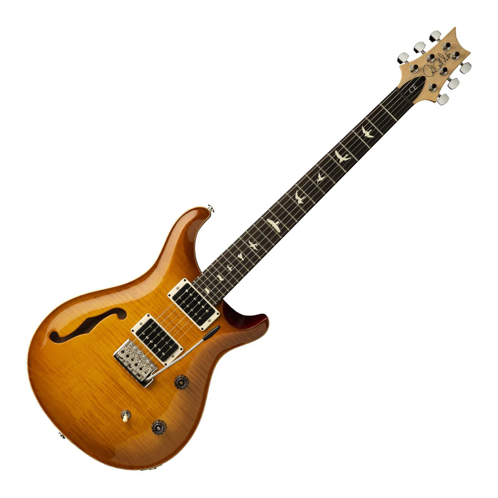 PRS CE24 Semi Hollow Electric Guitar - McCarty Sunburst - Image 5