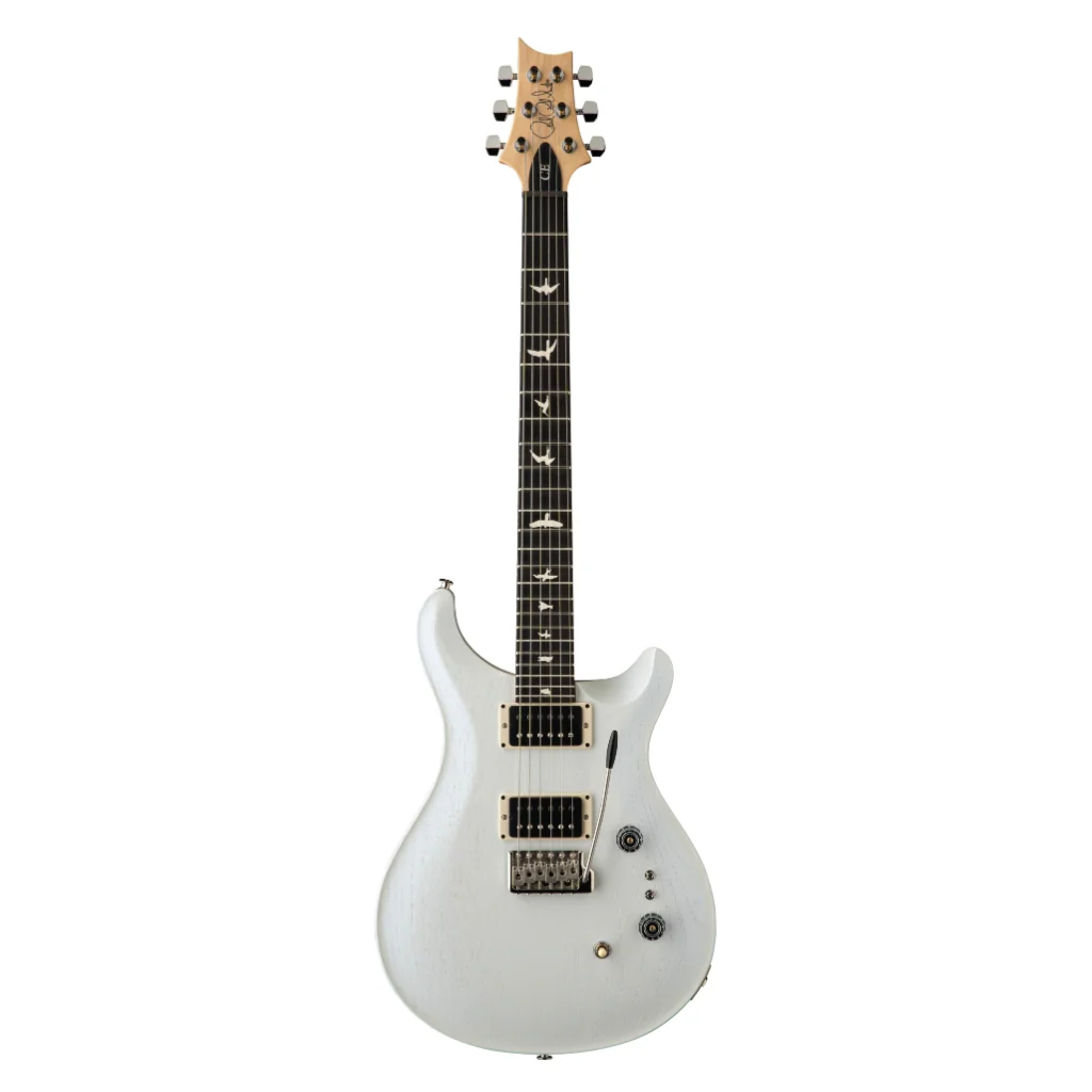PRS CE2408 Swamp Ash Satin Electric Guitar - Pearl White - Image 3
