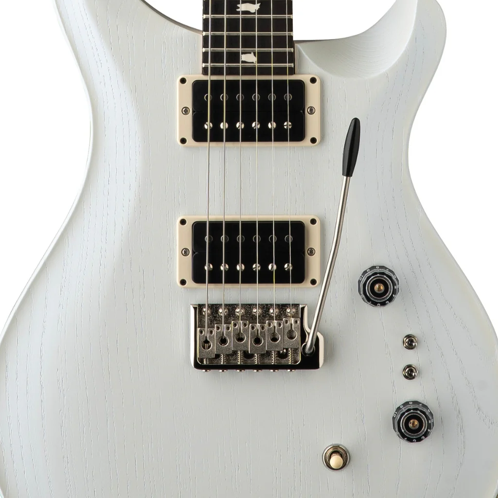 PRS CE2408 Swamp Ash Satin Electric Guitar - Pearl White - Image 7