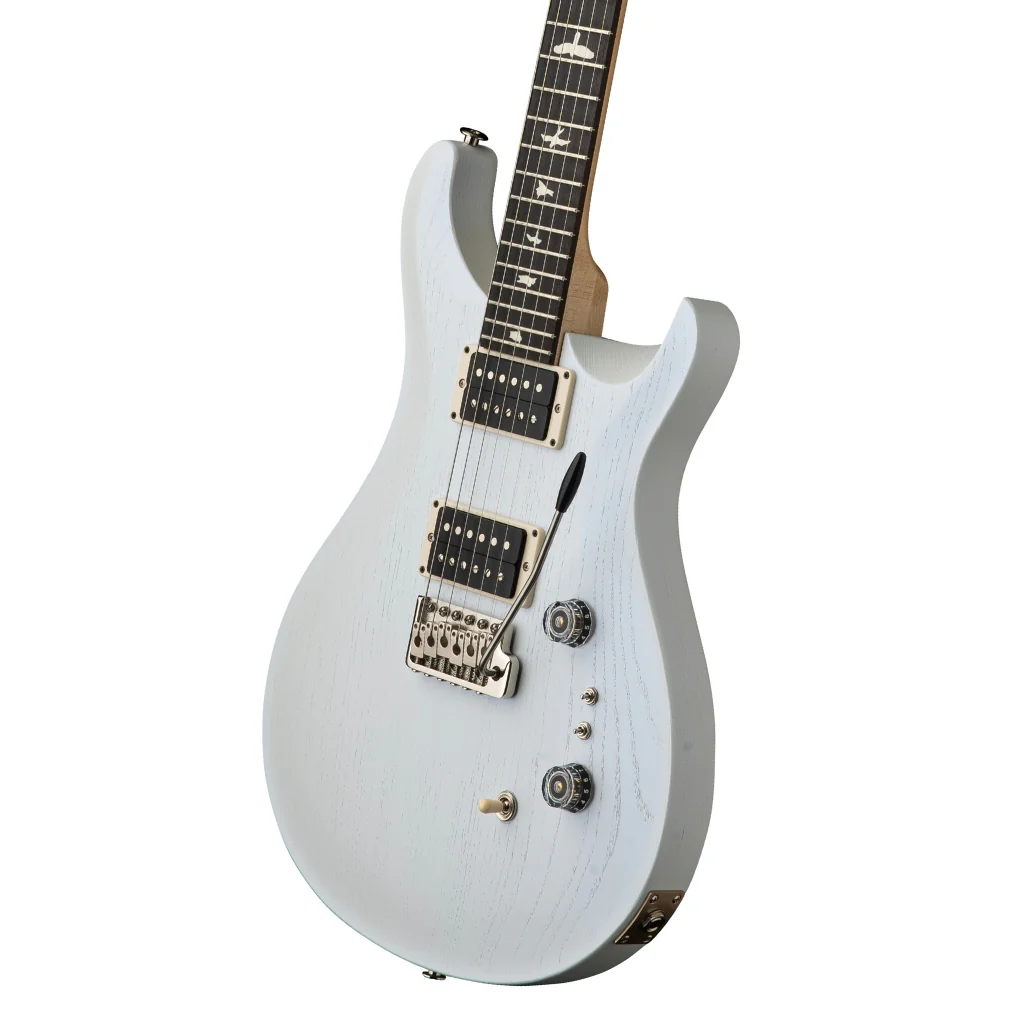 PRS CE2408 Swamp Ash Satin Electric Guitar - Pearl White - Image 8