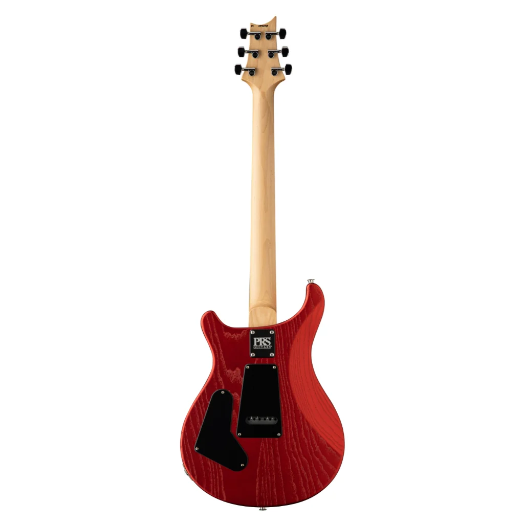 PRS CE2408 Swamp Ash Satin Electric Guitar - Red Apple Metallic - Image 4
