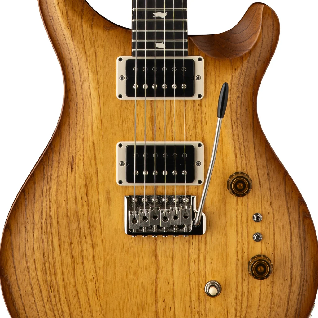 PRS CE2408 Swamp Ash Satin Electric Guitar - Vintage Natural - Image 7