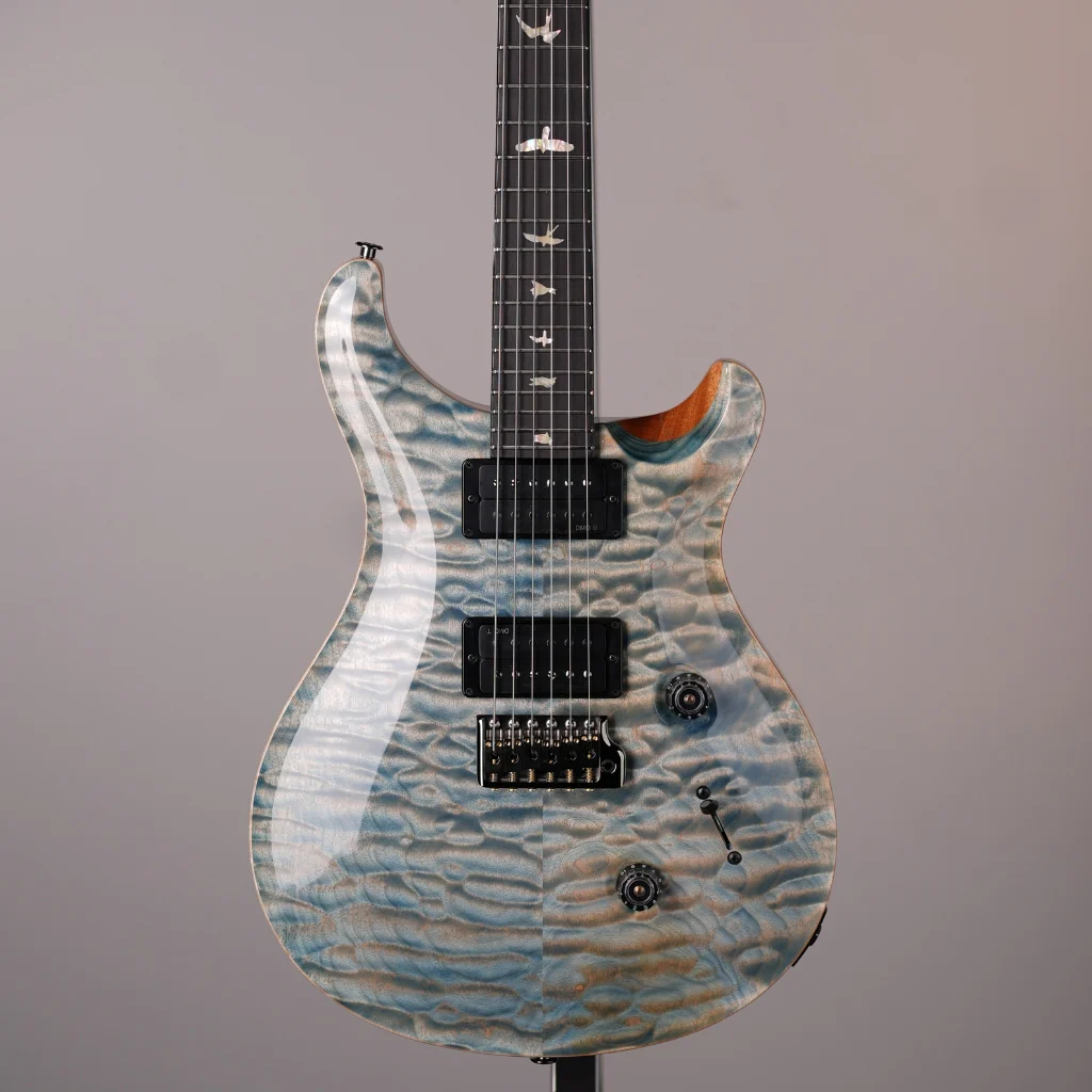 PRS Custom 24 Artist Quilt Maple Top Electric Guitar - Faded Indigo