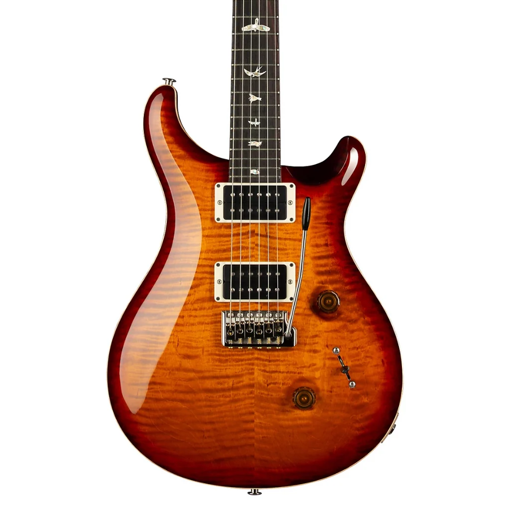 PRS Custom 24 Pattern Thin, 10 Top - Dark Cherry Burst