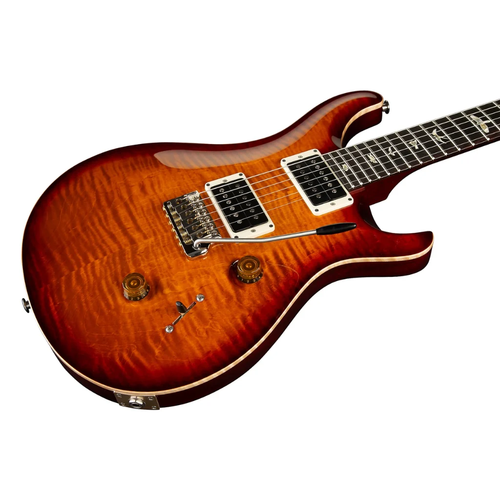 PRS Custom 24 Pattern Thin, 10 Top - Dark Cherry Burst - Image 6