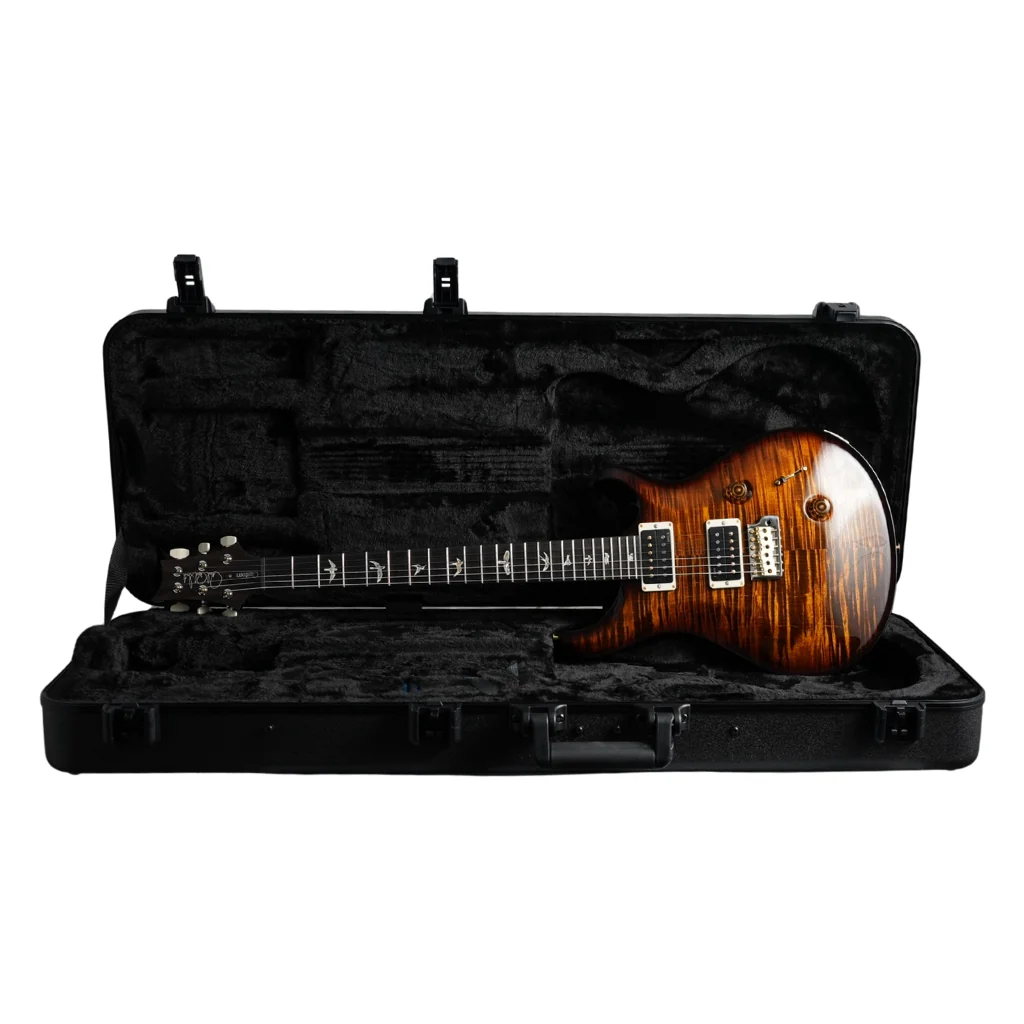 PRS Custom 24 Pattern Thin 10 Top Electric Guitar - Black Gold Burst - Image 9