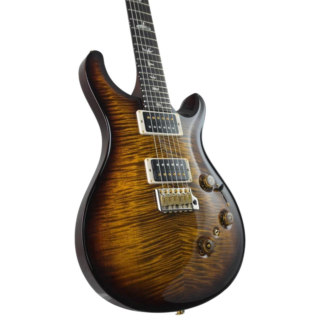 PRS Custom 24 Piezo - 10 Top Black Gold Burst - Image 6