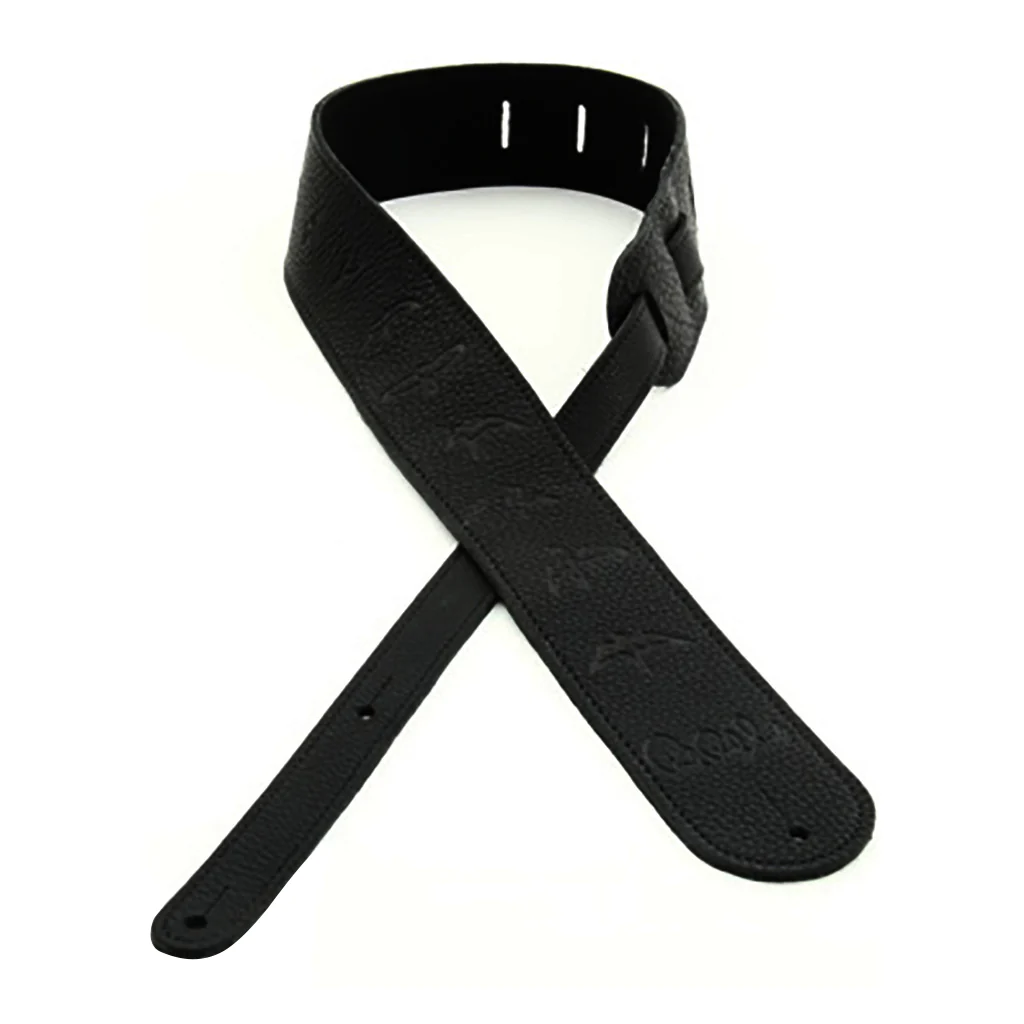 PRS - Guitar Strap, Birds, Leather - Black - Image 2
