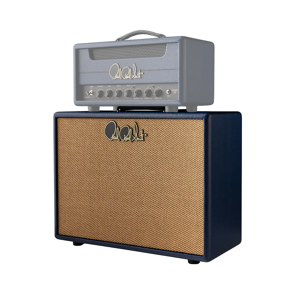 PRS HDRX Limited Edition 1 x 12 Cabinet - Indigo Blue, Wheat Cloth - Image 4