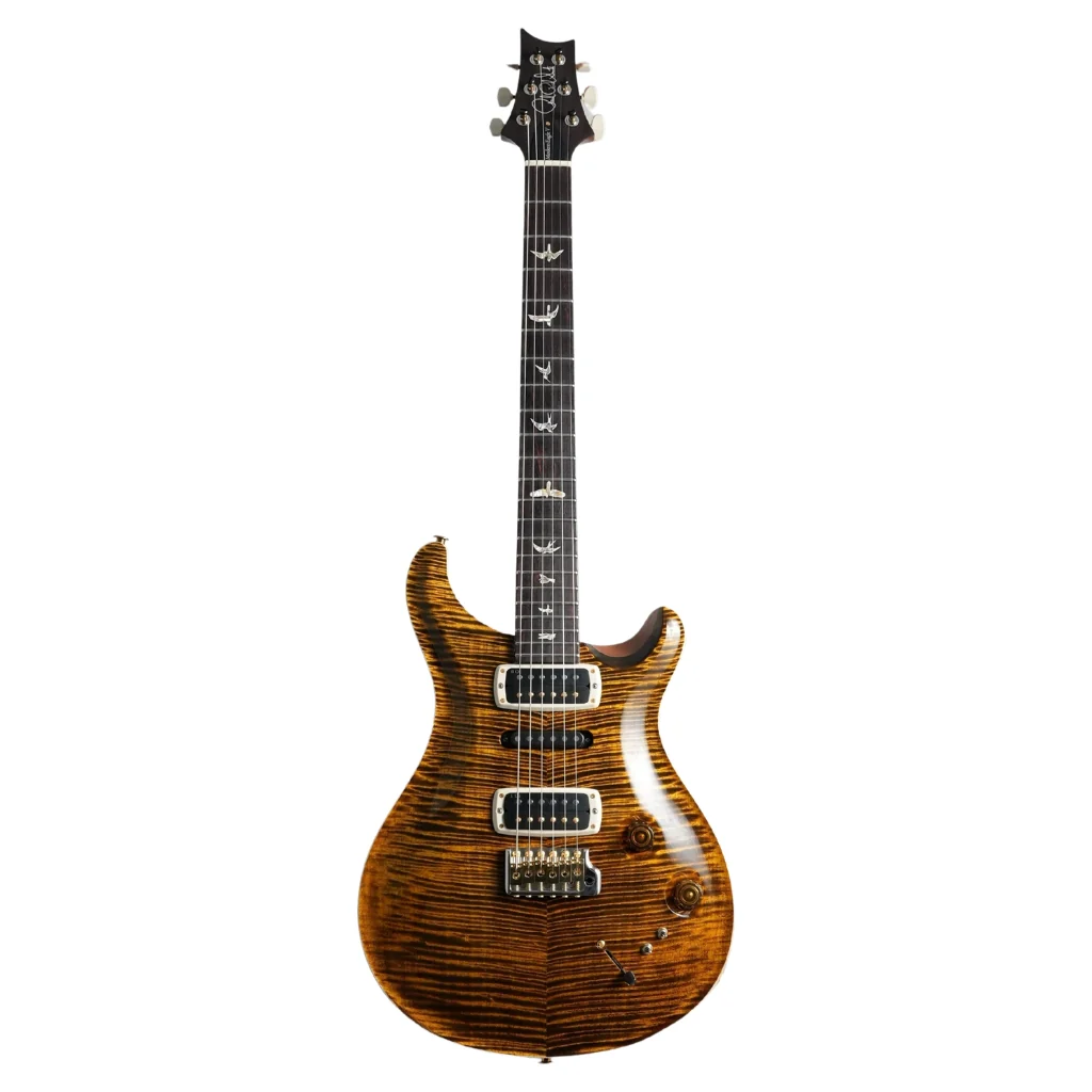 PRS Modern Eagle V  10 Top Electric Guitar - Yellow Tiger - Image 3