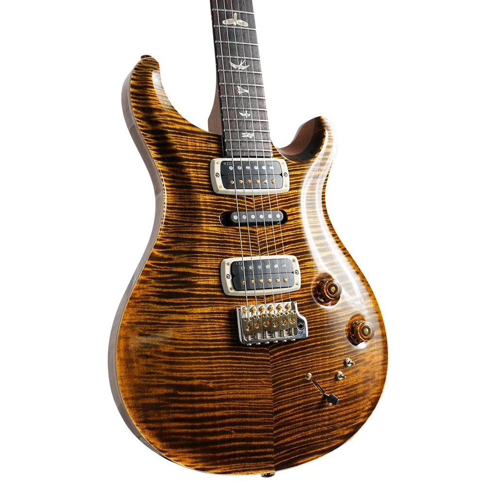 PRS Modern Eagle V  10 Top Electric Guitar - Yellow Tiger - Image 8