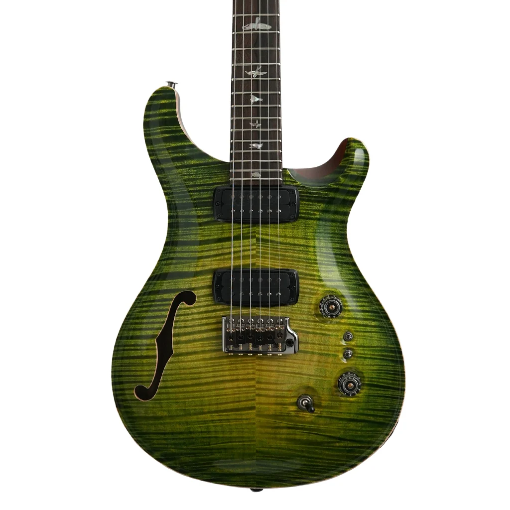 PRS Private Stock #11603 Custom 24-08 Semi-Hollow Electric Guitar - Rainforest Glow - Image 2