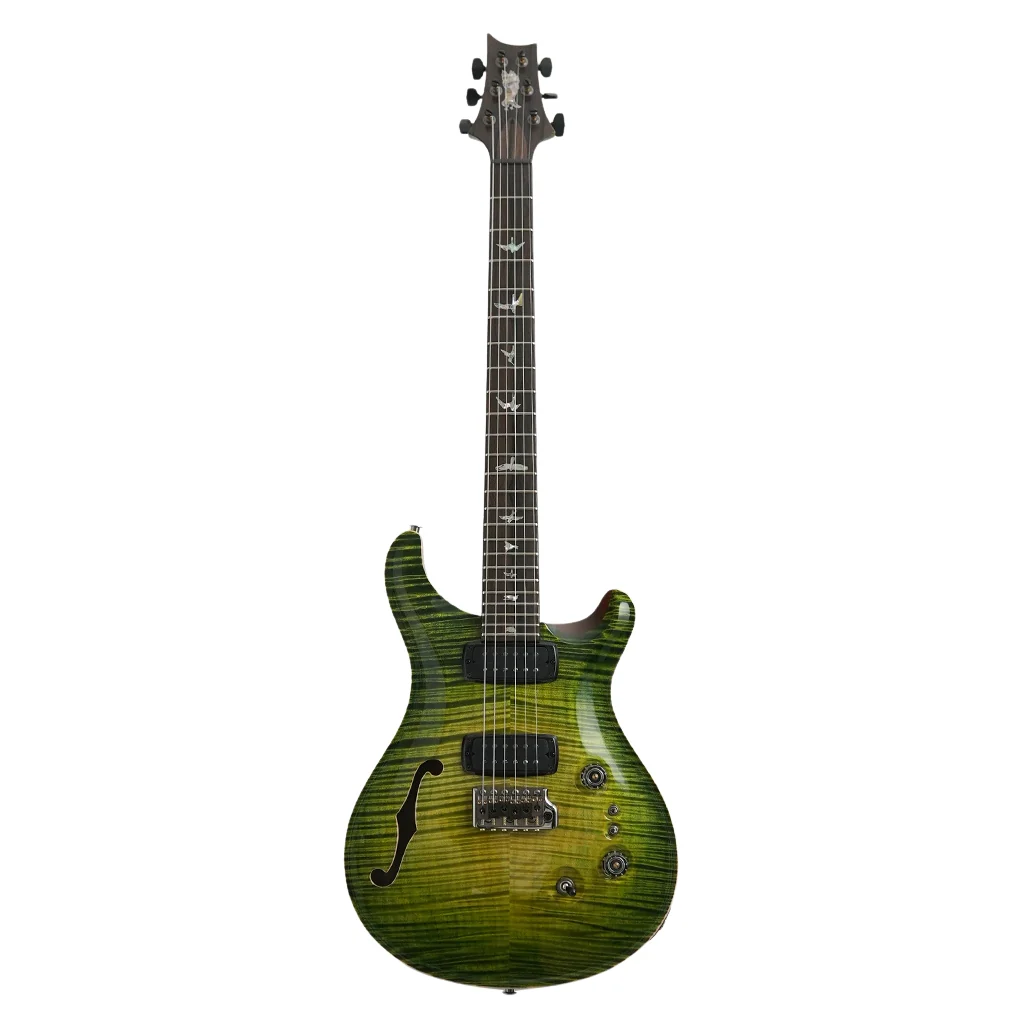 PRS Private Stock #11603 Custom 24-08 Semi-Hollow Electric Guitar - Rainforest Glow - Image 4